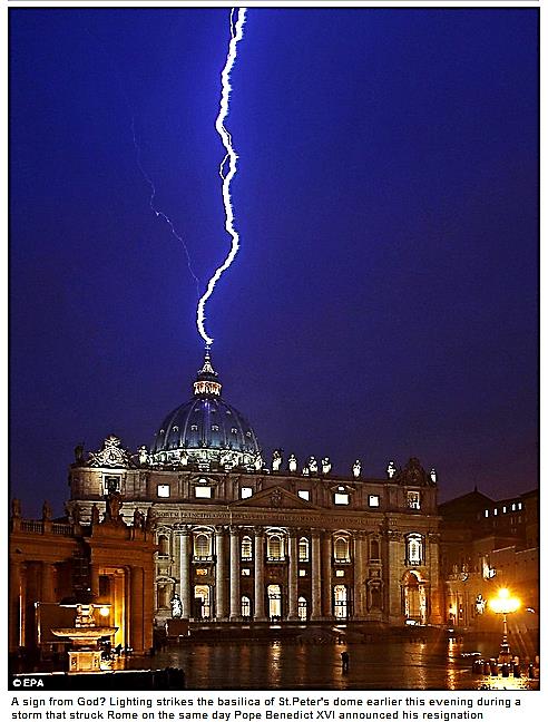 サン・ピエトロ大聖堂_雷 サン・ピエトロ大聖堂_雷